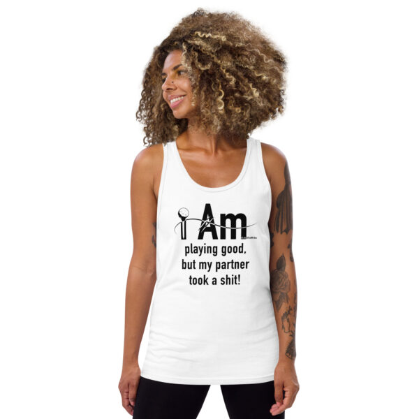 "I Am Playing Good" ~ Unisex Tank Top - Image 2