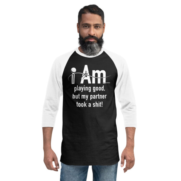 "I Am Playing Good" ~ 3/4 Sleeve Raglan Shirt - Image 12