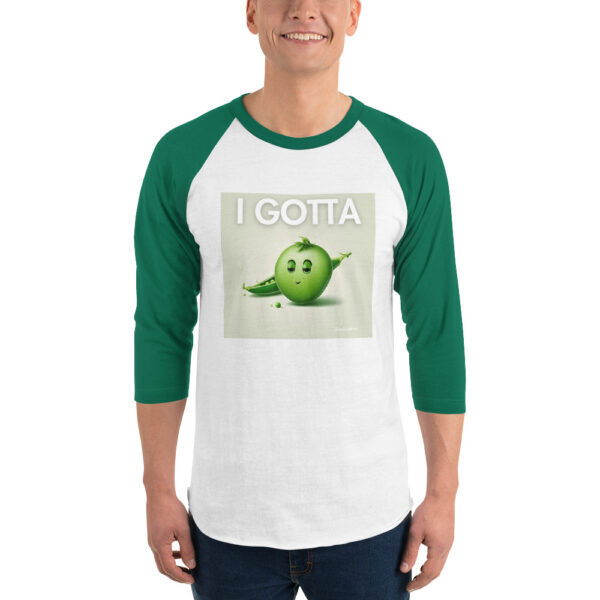 "I Gotta Pee" ~ 3/4 Sleeve Raglan Shirt - Image 8