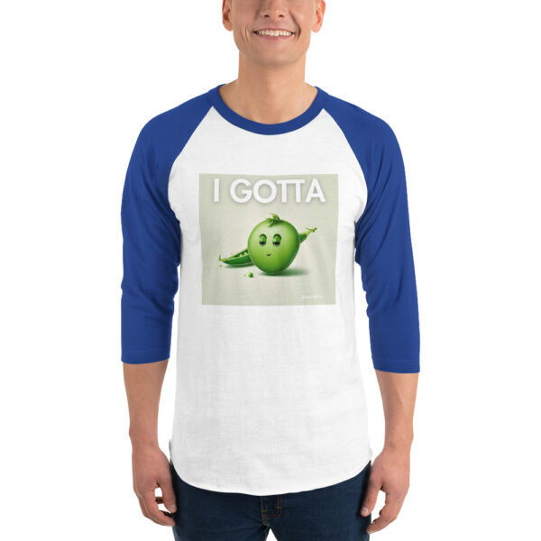 "I Gotta Pee" ~ 3/4 Sleeve Raglan Shirt - Image 5