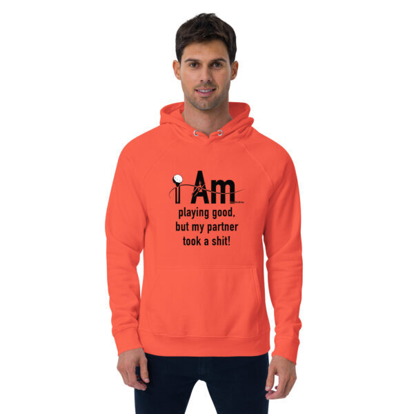 "I Am Playing Good" ~ Unisex Eco Raglan Hoodie - Image 16