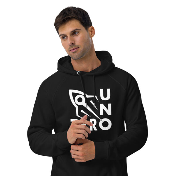 "Zero Uno" ~ Unisex Eco Raglan Hoodie - Image 7