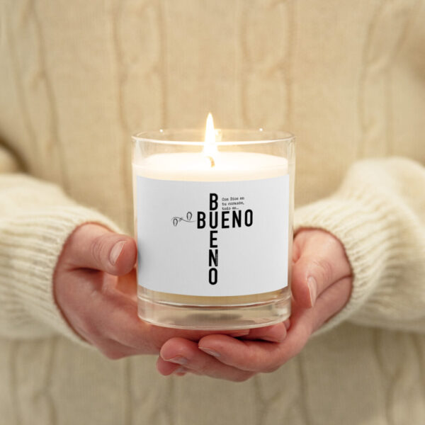 "Bueno Bueno" Spanish ~ Glass Jar Soy Wax Candle
