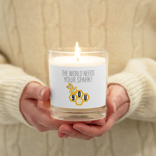 "Bee U" Candle ~ The world needs your spark! Be you.