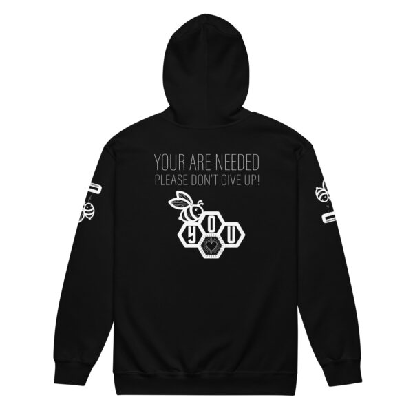 "Bee U" Hoodie ~ You are needed. Please don't give up! - Image 4