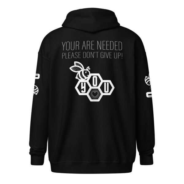 "Bee U" Hoodie ~ You are needed. Please don't give up! - Image 9