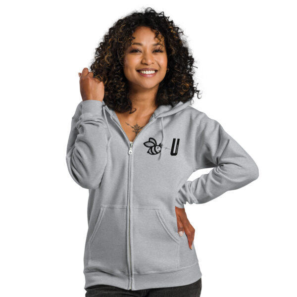 "Bee U" ~ Unisex Heavy Blend Zip Hoodie - Image 2