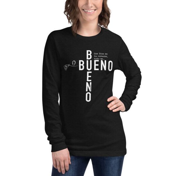 "Bueno Bueno" Spanish ~ Unisex Long Sleeve Tee - Image 2