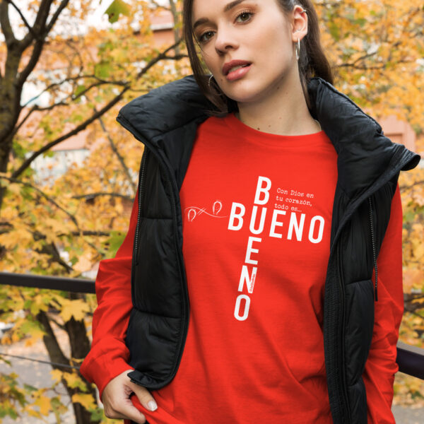 "Bueno Bueno" Spanish ~ Unisex Long Sleeve Tee - Image 24