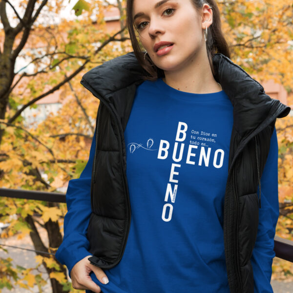 "Bueno Bueno" Spanish ~ Unisex Long Sleeve Tee - Image 18