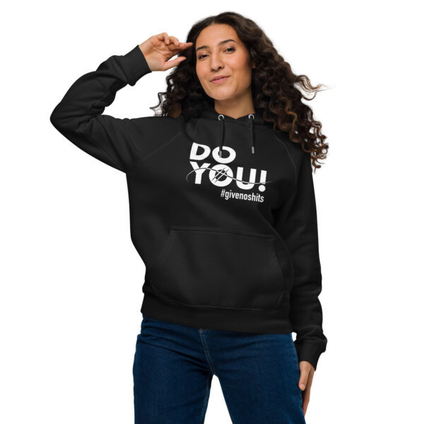 "Do You" ~ Unisex Eco Raglan Hoodie - Image 11