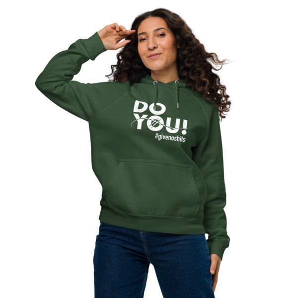 "Do You" ~ Unisex Eco Raglan Hoodie - Image 17