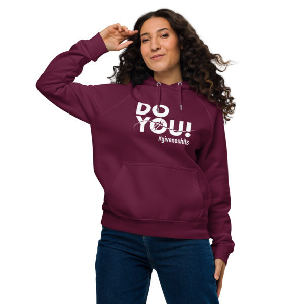 "Do You" ~ Unisex Eco Raglan Hoodie - Image 13