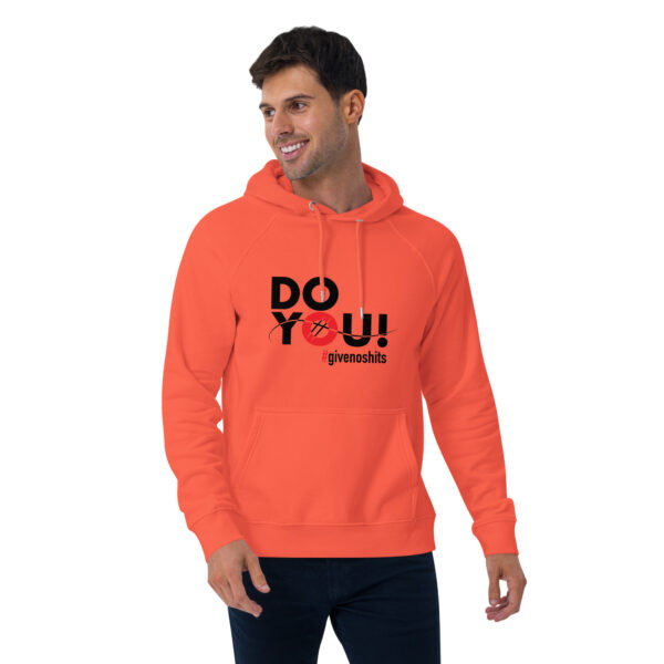 "Do You" ~ Unisex Eco Raglan Hoodie - Image 7