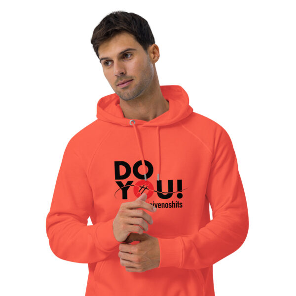 "Do You" ~ Unisex Eco Raglan Hoodie - Image 8