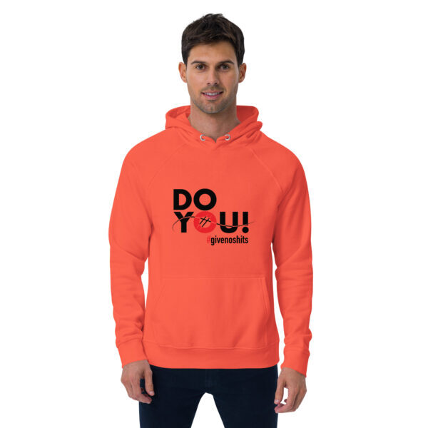 "Do You" ~ Unisex Eco Raglan Hoodie - Image 6