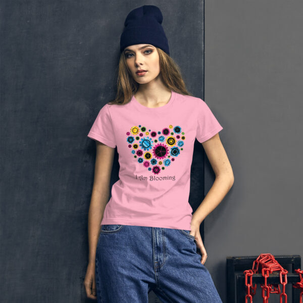 "I Am Blooming" ~ Gear Heart Women's Short Sleeve T-Shirt - Image 5