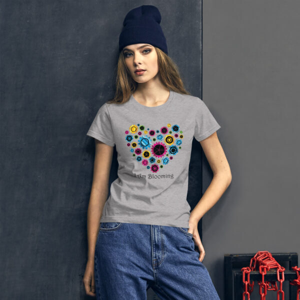 "I Am Blooming" ~ Gear Heart Women's Short Sleeve T-Shirt - Image 3