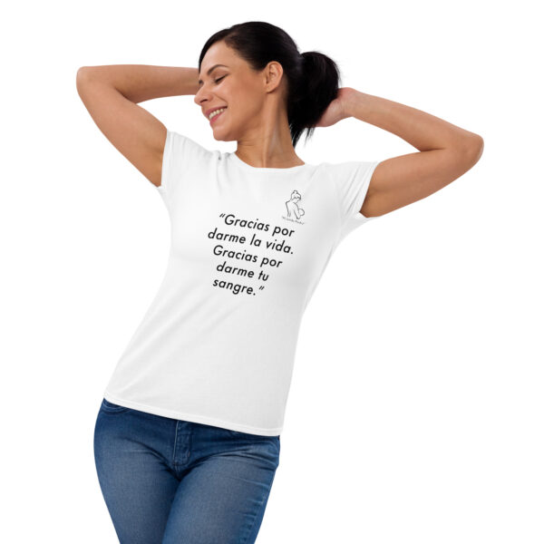 "Mi Linda Madre" ~ Vida – Women's short sleeve t-shirt - Image 3