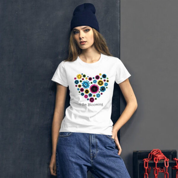 "I Am Blooming" ~ Gear Heart Women's Short Sleeve T-Shirt
