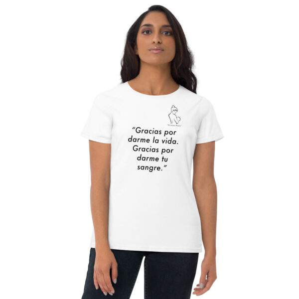 "Mi Linda Madre" ~ Vida – Women's short sleeve t-shirt - Image 2