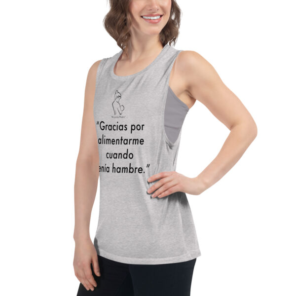 "Mi Linda Madre" ~ Hambre – Ladies’ Muscle Tank - Image 8