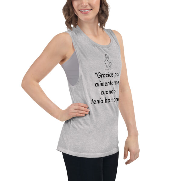 "Mi Linda Madre" ~ Hambre – Ladies’ Muscle Tank - Image 9