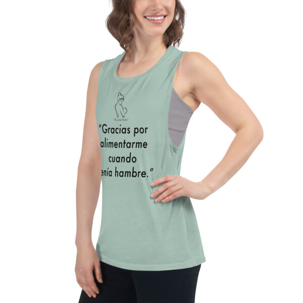 "Mi Linda Madre" ~ Hambre – Ladies’ Muscle Tank - Image 11