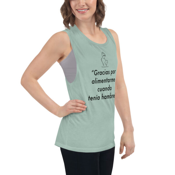 "Mi Linda Madre" ~ Hambre – Ladies’ Muscle Tank - Image 12