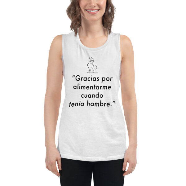 "Mi Linda Madre" ~ Hambre – Ladies’ Muscle Tank - Image 13