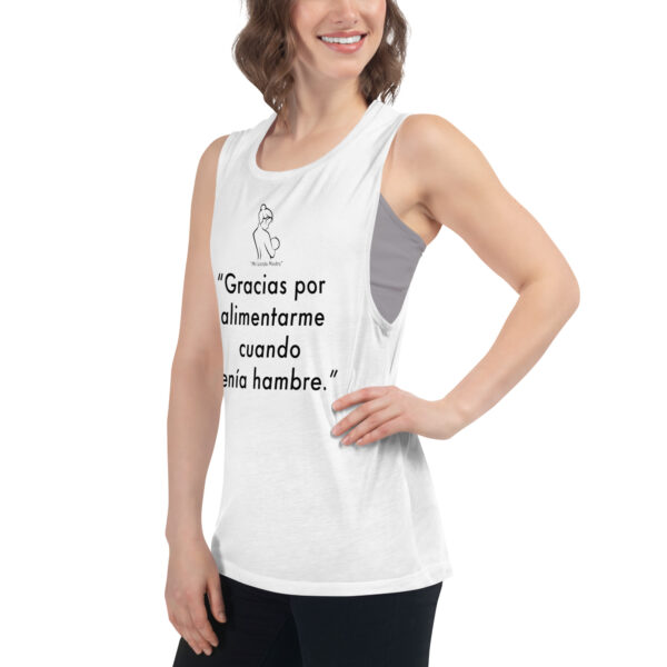 "Mi Linda Madre" ~ Hambre – Ladies’ Muscle Tank - Image 14