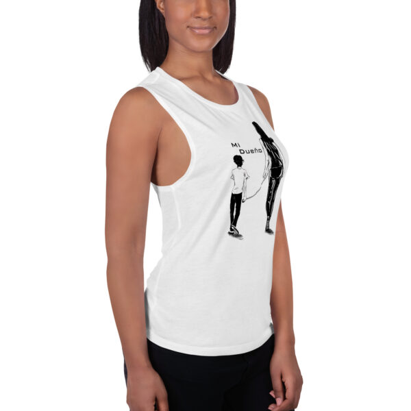 "Mi Dueño" ~ Ladies’ Muscle Tank - Image 2