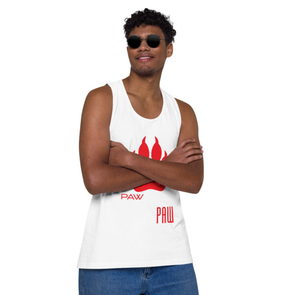 "Shake A Paw" ~ Men’s Premium Tank Top - Image 5