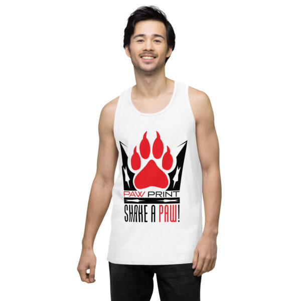 "Shake A Paw" ~ Men’s Premium Tank Top - Image 8