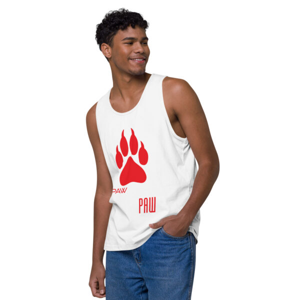 "Shake A Paw" ~ Men’s Premium Tank Top - Image 6