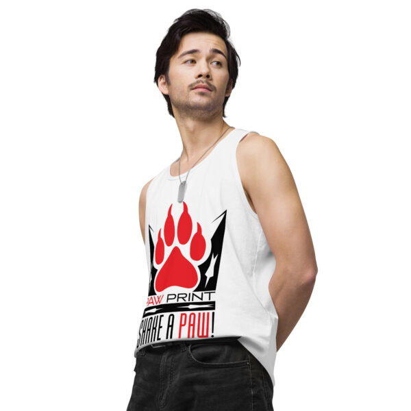 "Shake A Paw" ~ Men’s Premium Tank Top - Image 10