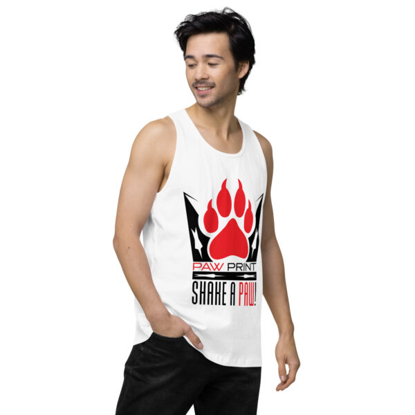 "Shake A Paw" ~ Men’s Premium Tank Top - Image 9