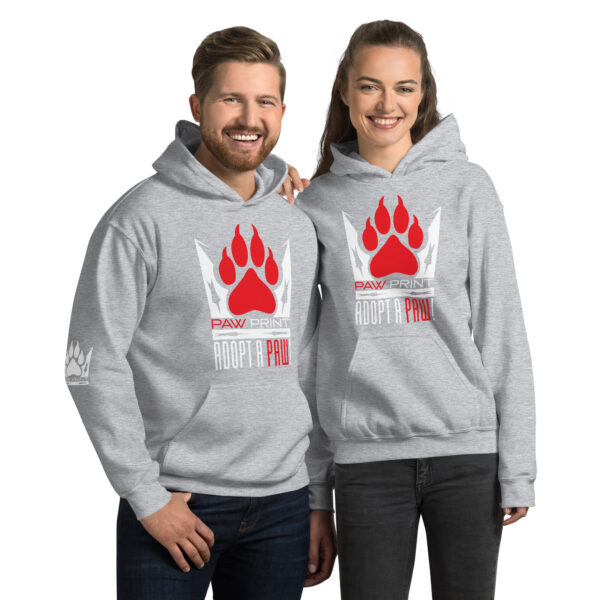 "Adopt A Paw" ~ Unisex Heavy Blend Hoodie - Image 12