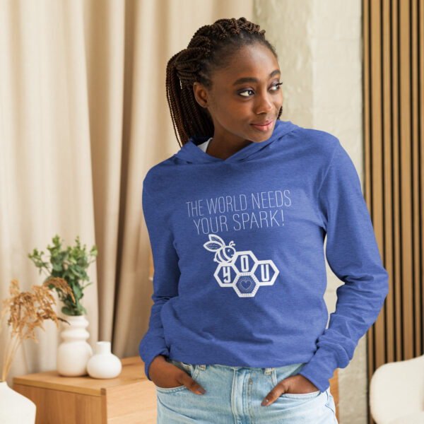 "Bee U" Hooded Tee ~ The world needs your spark! Be you. - Image 10