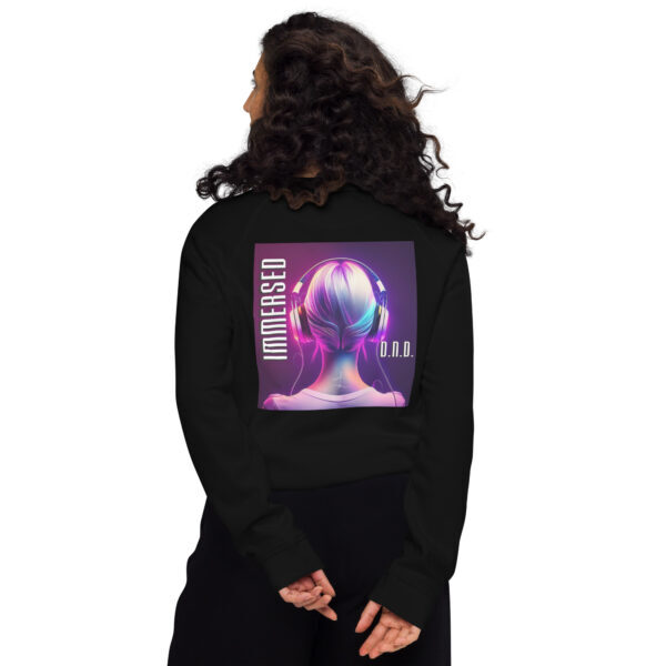 "Immersed" ~ D.N.D. Unisex Organic Raglan Sweatshirt - Image 2