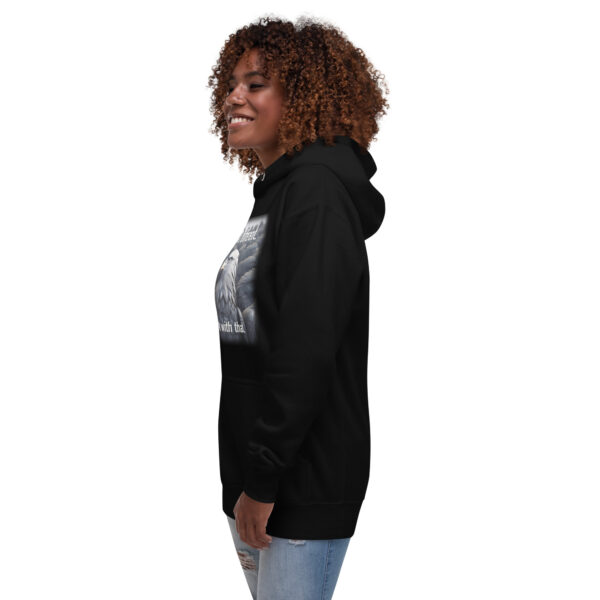 "I Am Different" ~ Silver Eagle Unisex Hoodie - Image 3