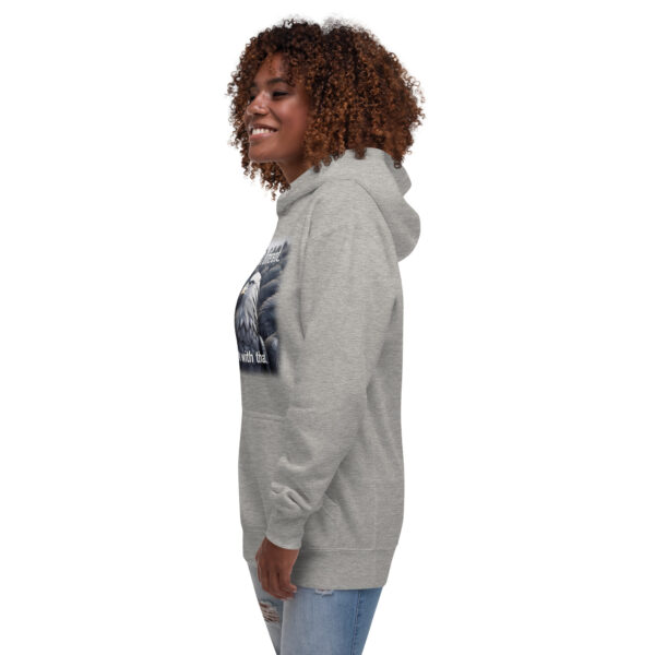 "I Am Different" ~ Silver Eagle Unisex Hoodie - Image 8