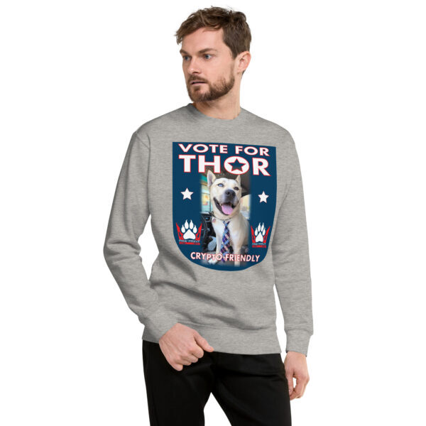 "Vote For Thor" ~ Unisex Premium Sweatshirt - Image 13