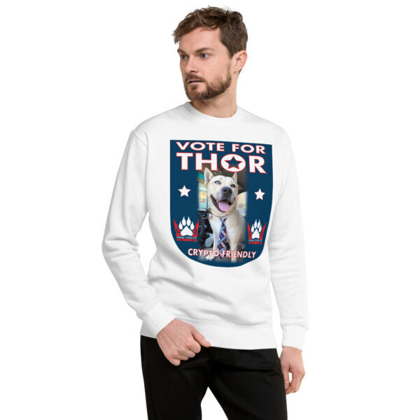 "Vote For Thor" ~ Unisex Premium Sweatshirt - Image 15