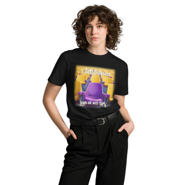 "I Am Different" ~ Purple Seat Unisex Premium T-Shirt