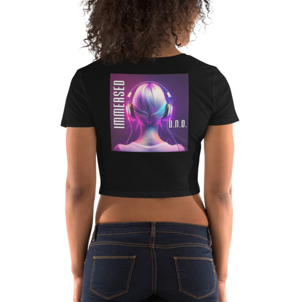 "Immersed" ~ D.N.D. Women’s Crop Tee