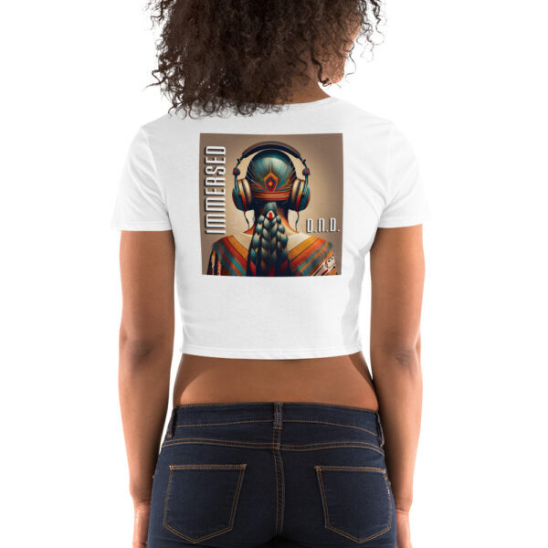 "Immersed" ~ D.N.D. Women’s Crop Tee - Image 3