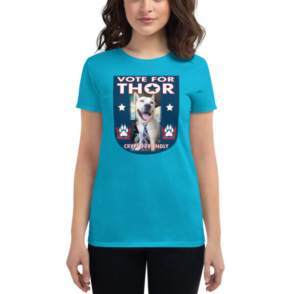 "Vote For Thor" ~ Women's Short Sleeve T-shirt - Image 9