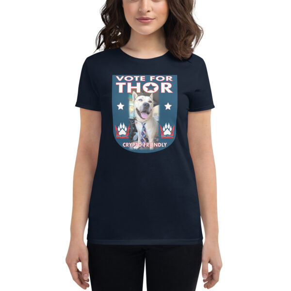 "Vote For Thor" ~ Women's Short Sleeve T-shirt - Image 3