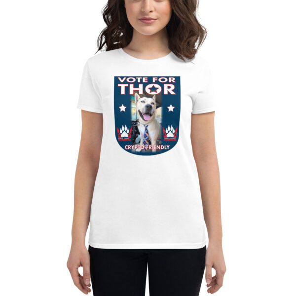 "Vote For Thor" ~ Women's Short Sleeve T-shirt - Image 13